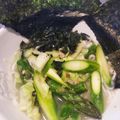 moeoke's cooksnap of when they made アスパララーメン.