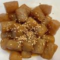 yucca0330's cooksnap of when they made こんにゃくステーキ簡単ピリカラ煮物甘辛煮.