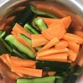 夕飯は６時です's cooksnap of when they made ＊ポリポリ食べちゃう野菜の浅漬け＊.
