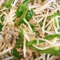 クック15FFG6☆'s cooksnap of when they made もやし・豚挽肉・ピーマンのごま醤油炒め。.