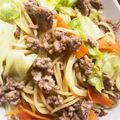 ろくいち⸝⋆'s cooksnap of when they made キャベツとカリカリひき肉のスパゲッティ.