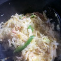 tara1230's cooksnap of when they made キャベツともやしの(明太)マヨ卵炒め.