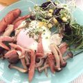 フジぽん's cooksnap of when they made しめじベーコンエッグ♪.