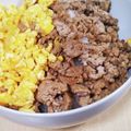 あさここなっつ's cooksnap of when they made 子供が大好き♡豚ひき肉のふんわり肉そぼろ.