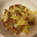ヴィーナスけい's cooksnap of when they made たっぷり１人分＊キャベツのピリ辛ひき肉丼.
