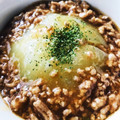 kinniko's cooksnap of when they made 新玉の丸ごとレンジ蒸し　鶏そぼろあんかけ.