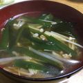 北京パンダ's cooksnap of when they made 鶏挽き肉 ニラ もやしの ピリ辛スープ！.