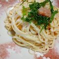 きよたまろ's cooksnap of when they made 和風♪たらこパスタ♡.
