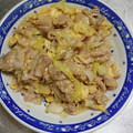 えみりんたん's cooksnap of when they made 【簡単】豚肉とネギと卵の白だし炒め.
