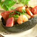 おしす's cooksnap of when they made アボカド･トマト･小えびのサラダ♪.