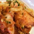しほまつ's cooksnap of when they made 鮭のキムチ蒸し♪簡単フライパンで蒸し料理.