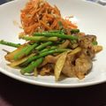 ぁぃlove庭球's cooksnap of when they made 旦那絶賛!にんにくの芽入りカルビ丼.