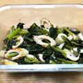 ポニョすけ2016's cooksnap of when they made 小松菜の酢味噌和え.