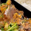 いくぴりん's cooksnap of when they made サバ味噌缶で簡単玉子とじ.