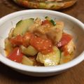 okapi☆☆'s cooksnap of when they made 【夏バテ対策】鶏肉とトマトのにんにく炒め.