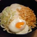 もかぶる's cooksnap of when they made ♬ツルツル♫とろろねぎ温たまうどん.