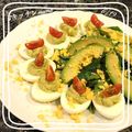 ♪キッチンmama's cooksnap of when they made アボカド粒マスタードのスタッフドエッグ.