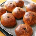 yogalike's cooksnap of when they made ふすまパン よもぎ 発酵あんこ入り.