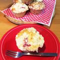 LULU♡まみ's cooksnap of when they made ストロベリーとクランブルのマフィン.