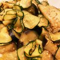 クックY7I05N☆'s cooksnap of when they made 簡単♪茄子とズッキーニの胡麻味噌炒め.