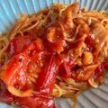hinamama❁'s cooksnap of when they made 簡単☆トマト丸ごとパスタ.