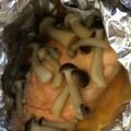 Kaocchin's cooksnap of when they made バター醤油の優しい味☆鮭のホイル焼き.