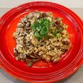 名波はるか's cooksnap of when they made 舞茸と茗荷のチャーハン.