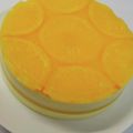_____YU's cooksnap of when they made オレンジゼリー・レアチーズケーキ.