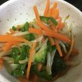 ゆ0518か's cooksnap of when they made レンジだけで！もやしピーマン人参ナムル.