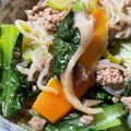 ねこねこさーん's cooksnap of when they made ヘルシー♪しらたきとひき肉のチャプチェ.