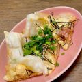 まきぽっさ's cooksnap of when they made お餅リメイク！たらこバターの餅ピザ.