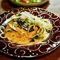 ✳︎izumi✳︎'s cooksnap of when they made 簡単＊サーモンほうれん草のクリームパスタ.
