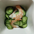 pfizer's cooksnap of when they made えびときゅうりの中華酢の物.
