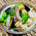 料理男子部🍻's cooksnap of when they made 大葉にんにく醤油☆ナスとピーマンのソテー.