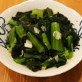 かなりんココりん's cooksnap of when they made ねぎ香る☆わかめと小松菜の簡単和え。.