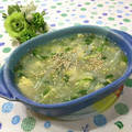toraちゃん♪'s cooksnap of when they made ✿もやしと豆苗のかき玉汁✿.
