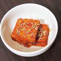 ハチそば粉's cooksnap of when they made ご飯もお酒も進む❢厚揚げのコチュ照り焼き.