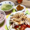 クック50OAJY☆'s cooksnap of when they made レンジで簡単鶏胸肉のヘルシーバンバンジー.