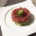 misatona's cooksnap of when they made セルクルでマグロとアヴォカドのタルタル.