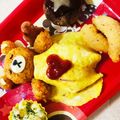 サイチョン's cooksnap of when they made キャラごはん☆すやすやクマさんオムライス.