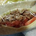 クックW4ULV6☆'s cooksnap of when they made ☆簡単！うまい！焼肉サンド☆.