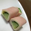 こにた's cooksnap of when they made レンチン！ハムとチーズのくるくる巻き.