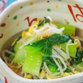 yk805's cooksnap of when they made チンゲン菜ともやしのナムル.
