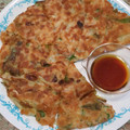 プルンバゴ's cooksnap of when they made 簡単、お好み焼きの粉でネギ焼。.