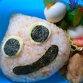 SORAKH's cooksnap of when they made 【キャラ弁】スライムおにぎり.