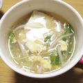 ☆sacchaan☆'s cooksnap of when they made 豆腐★豆腐と水菜のあんかけスープ.