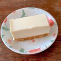 ぷちくま725's cooksnap of when they made 牛乳パックで簡単☆レアチーズケーキ☆.