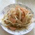 きらり流れ星's cooksnap of when they made 簡単☆もやしとハムのサラダ♪（和え物）.