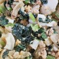 へちまもこ's cooksnap of when they made 高タンパク！鶏挽肉と小松菜の卵サラダ.