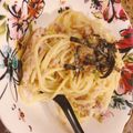 komugiko4's cooksnap of when they made 塩麹で♪長葱と豚肉の和風パスタ.